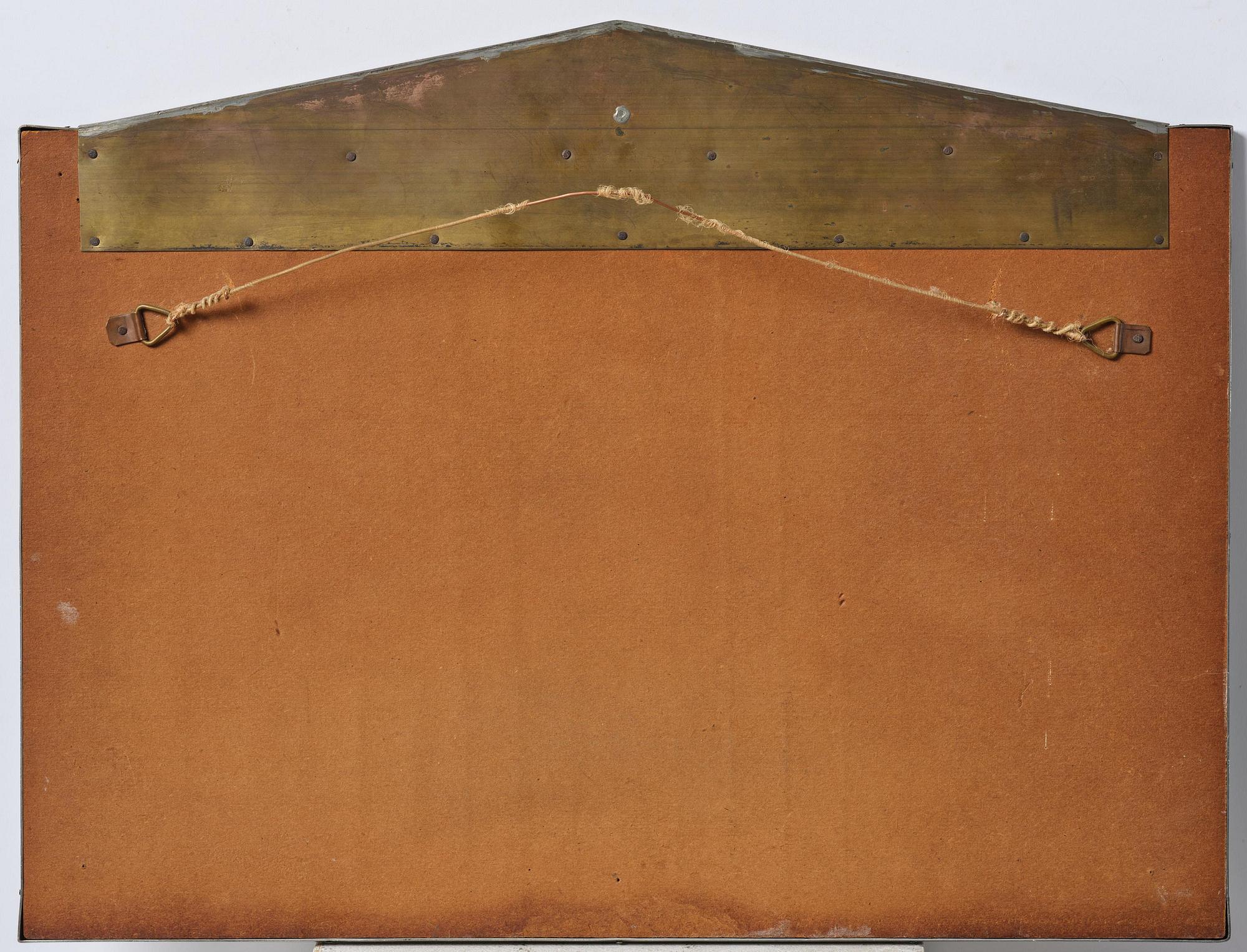 Nils Fougstedt, spegel, Swedish Grace, modell "137", tenn, Firma Svenskt Tenn, Stockholm, 1926.