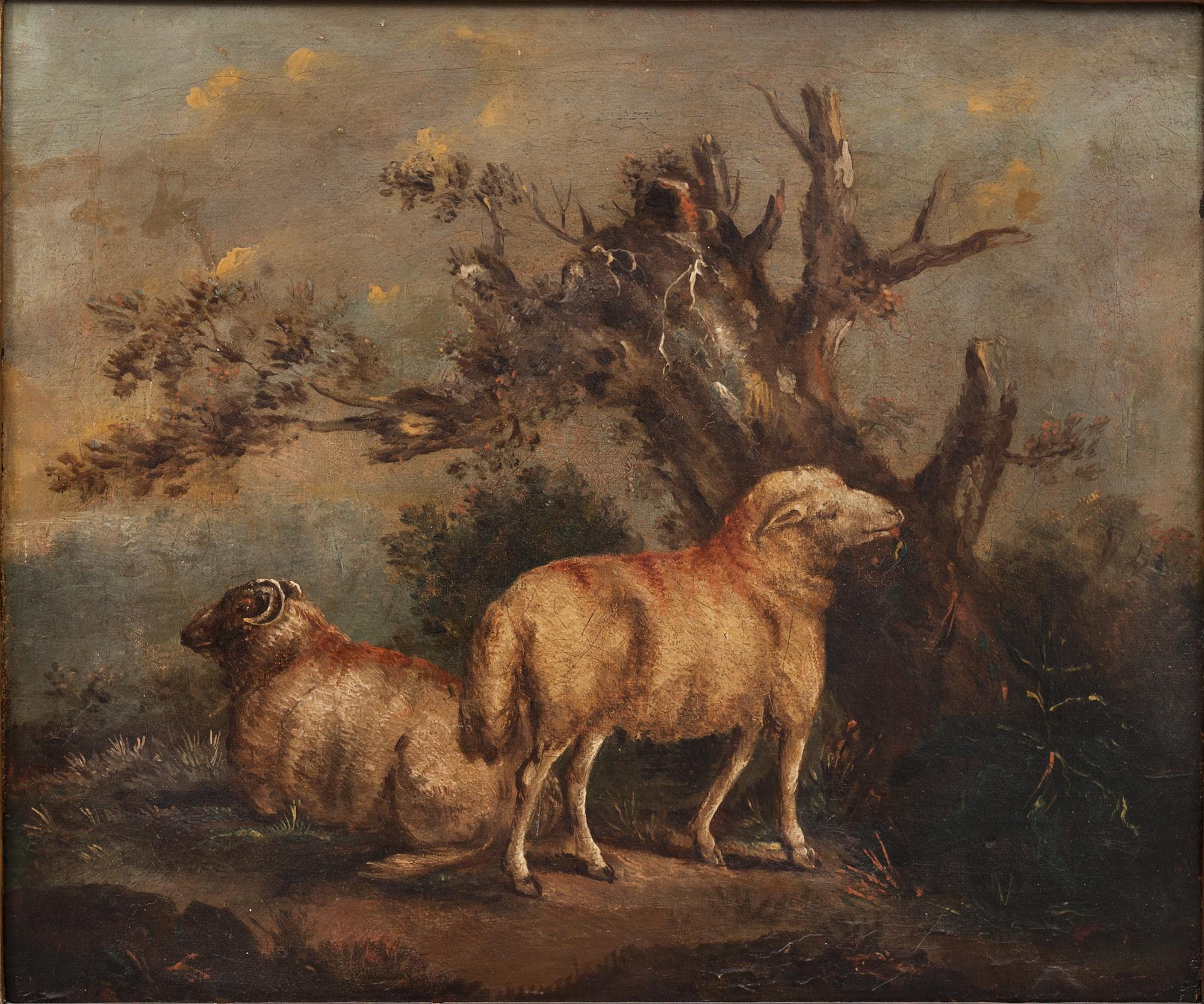 OKÄND KONSTNÄR, olja på duk. England, 1700/1800-tal.