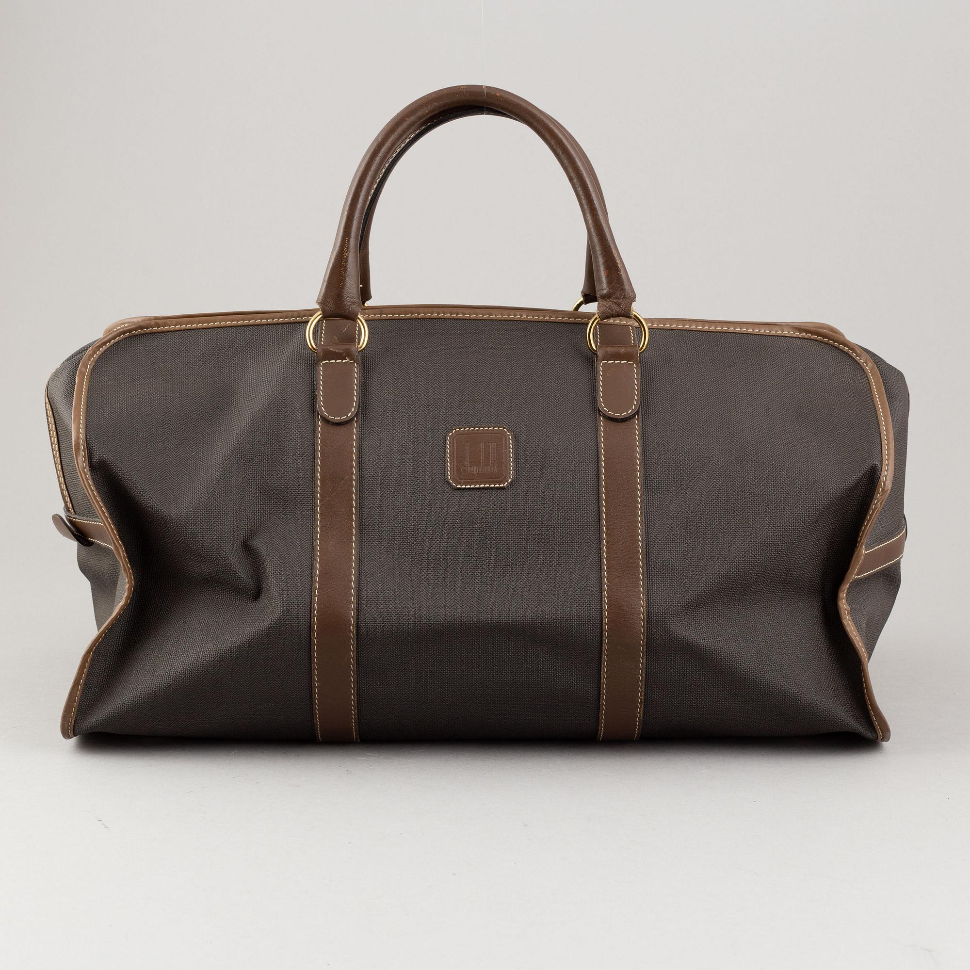 Dunhill, a coated canvas weekendbag.