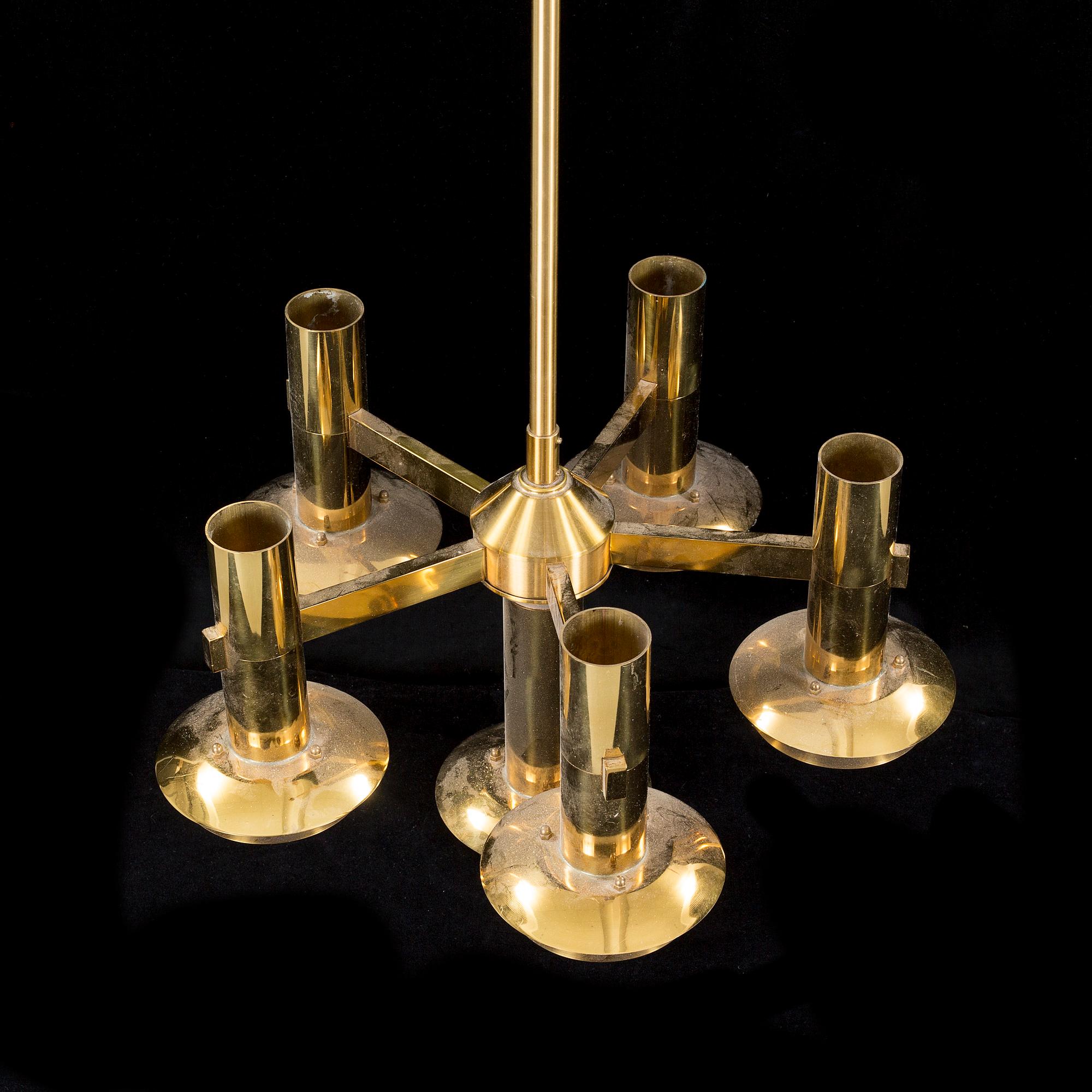 A ceiling lamp from Westal, possible Holger Johansson, second half of the 20th century.