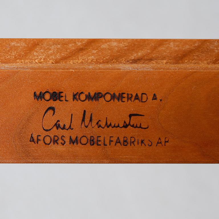KONFERENSMÖBEL, 17 delar, "Ambassadör", Carl Malmsten, Åfors Möbelfabrik, 1900-talets fjärde kvartal.