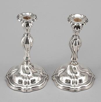 LJUSSTAKAR, silver, svenska kontrollstämplar, 1900-talets första hälft.