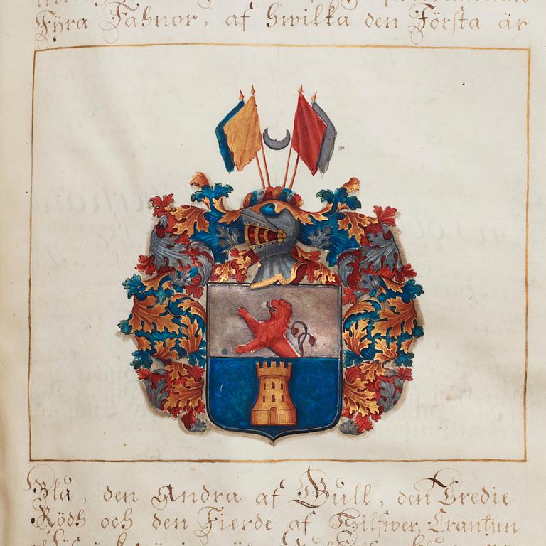 LETTER OF PEERAGE for the noble family von Löwenheim, nr 1408.