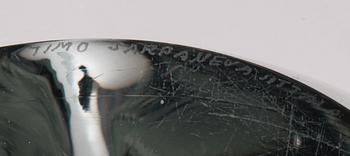 TIMO SARPANEVA, A GLASS SCULPTURE. Claritas. Signed Timo Sarpaneva, Iittala 1984 C 971.