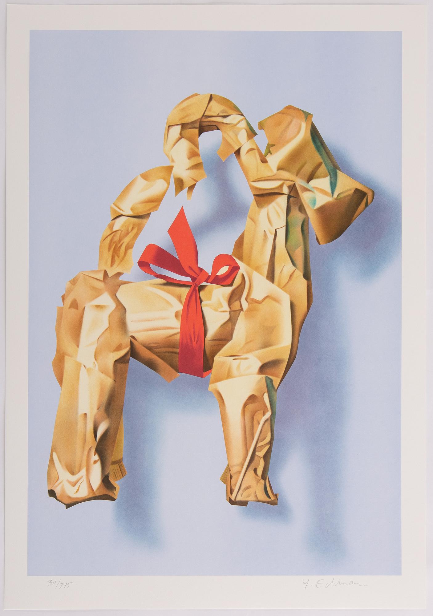 Yrjö Edelmann, lithograph in colours, 2001, signed 30/375.