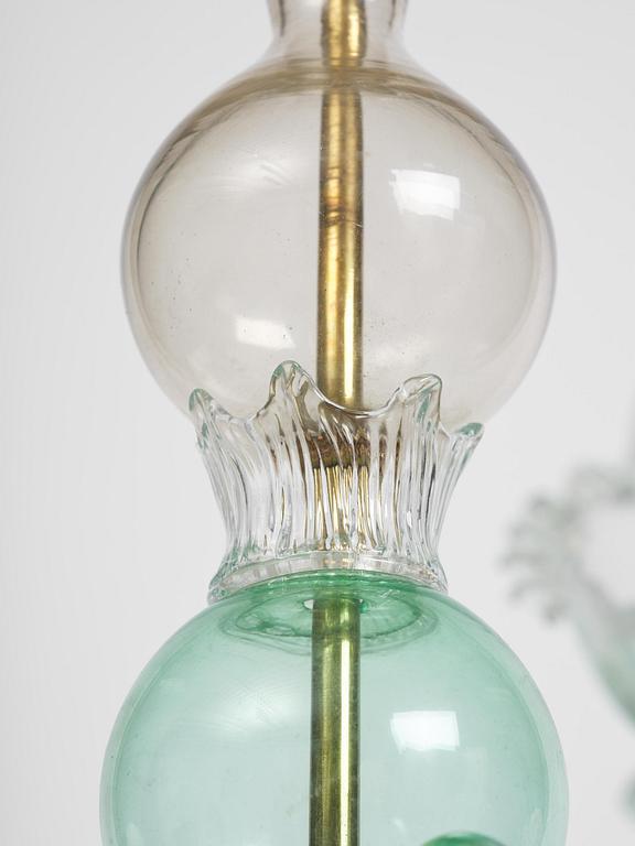 Gio Ponti, ljuskrona, Venini, Murano, Italien, 1945-50.