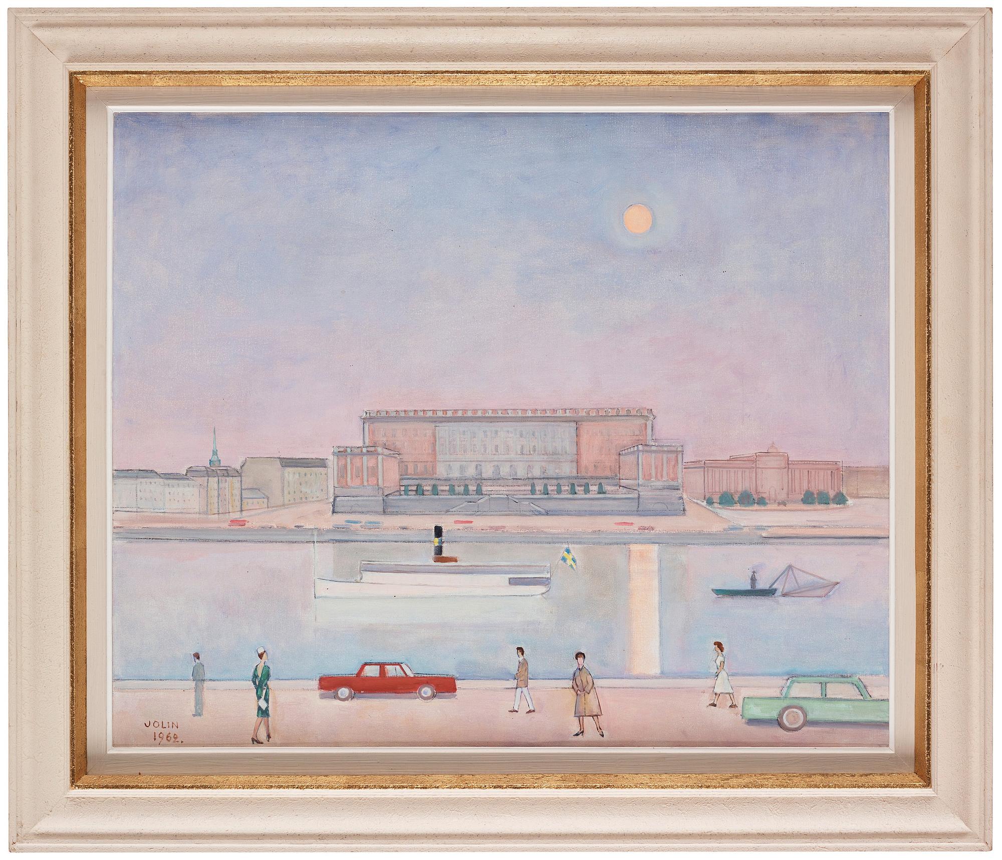 Einar Jolin, Vy över Stockholms Slott.