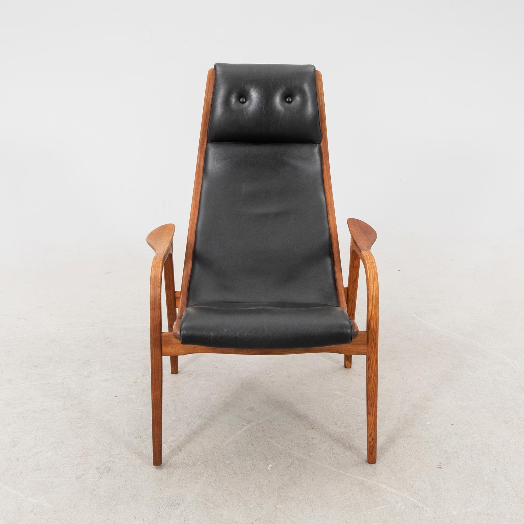 Yngve Ekström, fåtölj "Lamino" daterad 1965.