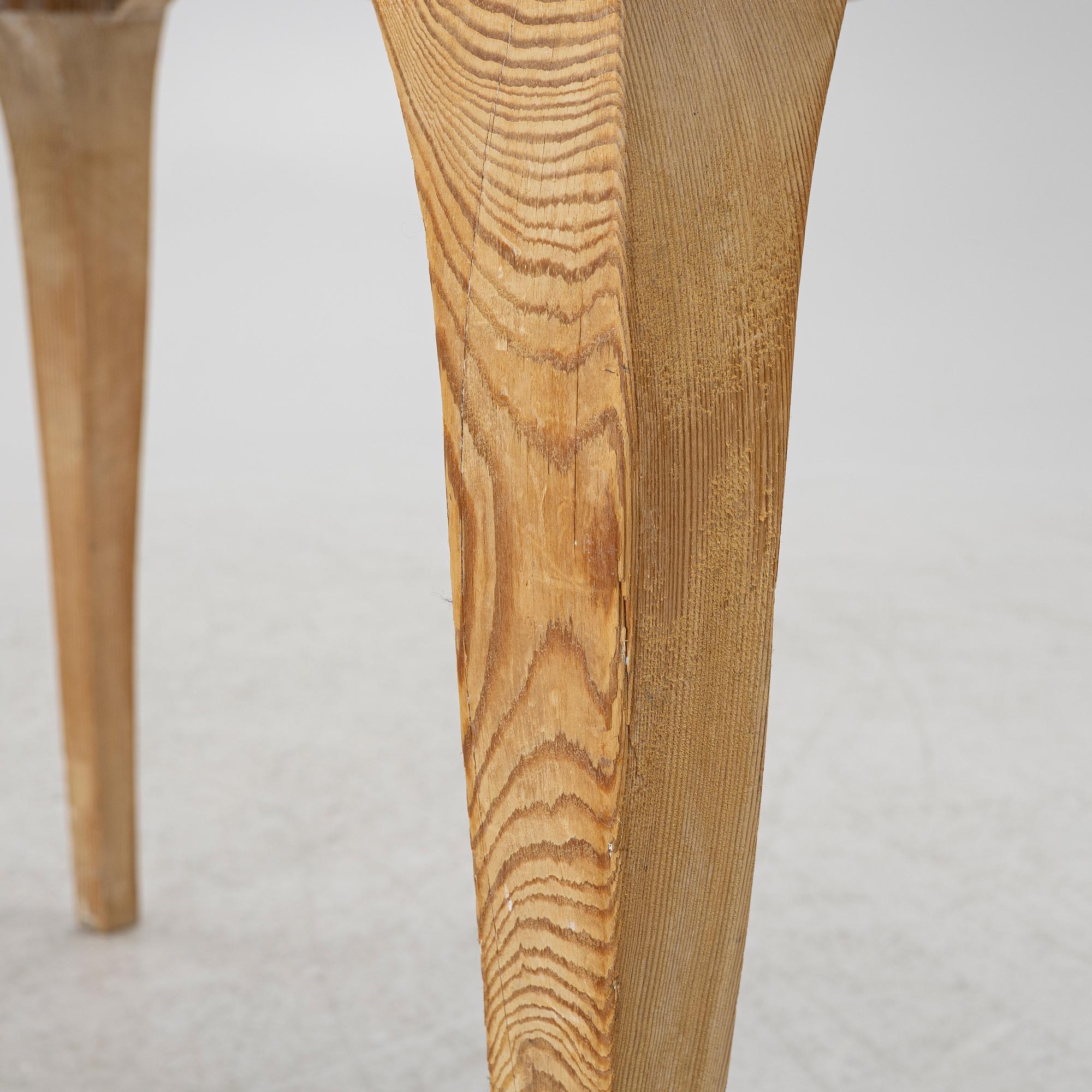 A Swedish rococo table, later part 18th century.