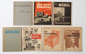 PAUL GRIESSER, ADOLF G. SCHNECK och ERICH DIECKMANN. 7 vol, bl.a. 'Der Stuhl'.