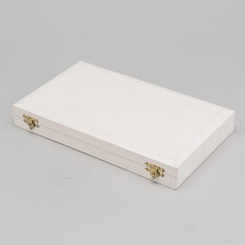 KAFFESKEDAR, silver, 11 st Rosenholm, GAB, Stockholm, 1967.