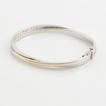 Bracelet, 18K white gold with brilliant-cut diamonds.