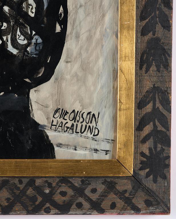 Olle Olsson-Hagalund, "Flicka med solrosor (the artist's daughter Lena).