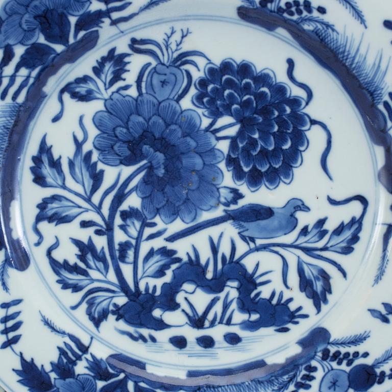 TALLRIKAR, 13 st, porslin, Kina, Qingdynastin, Kangxi (1662-1722).