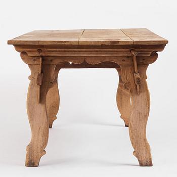 A trestle table from Lima, Dalarna, Sweden, 18th century.