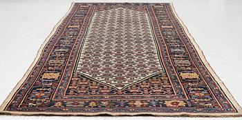 Gallerimatta, antik Bidjar, Västra Persien. 380 x 170 cm.