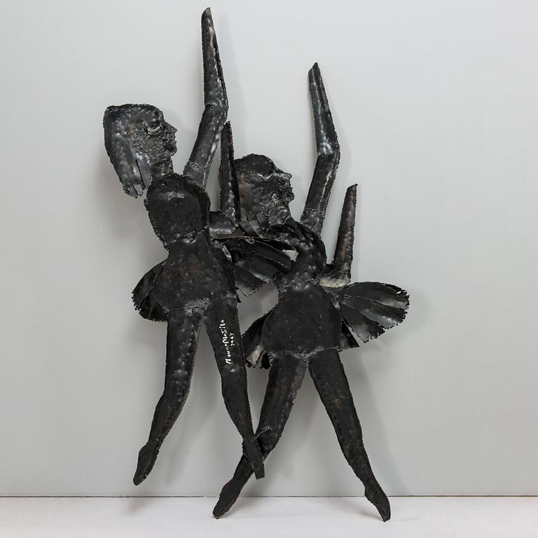 Mauno Mattila, a metal sculpture , signed and dated 1967.