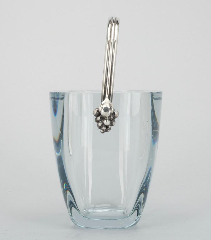 ISHINK, sterling sliver samt glas, Dansk Guldsmede-Håndværk, Köpenhamn 1964-1973.