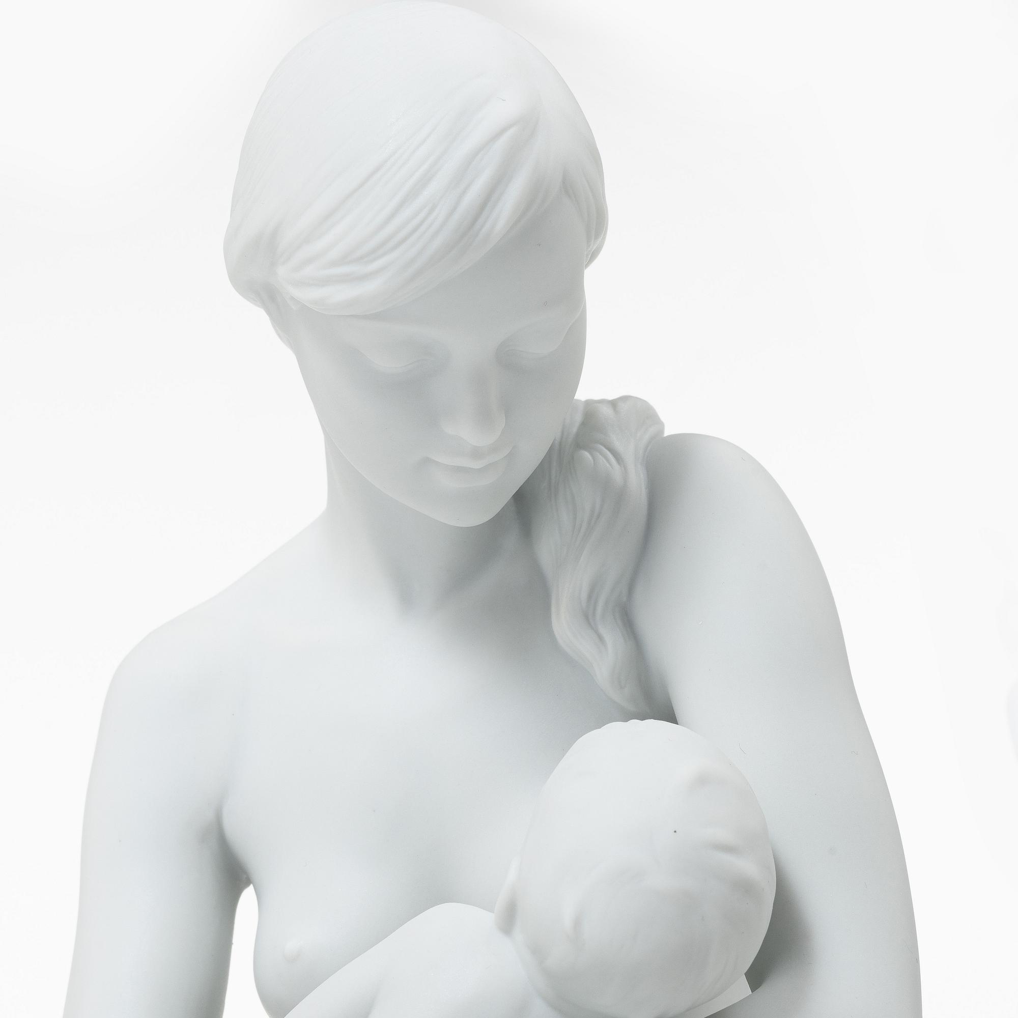 Lladró, figuriner, 3 st, "A nurturing bond", "Loving touch" och "Want to be like you", Spanien.