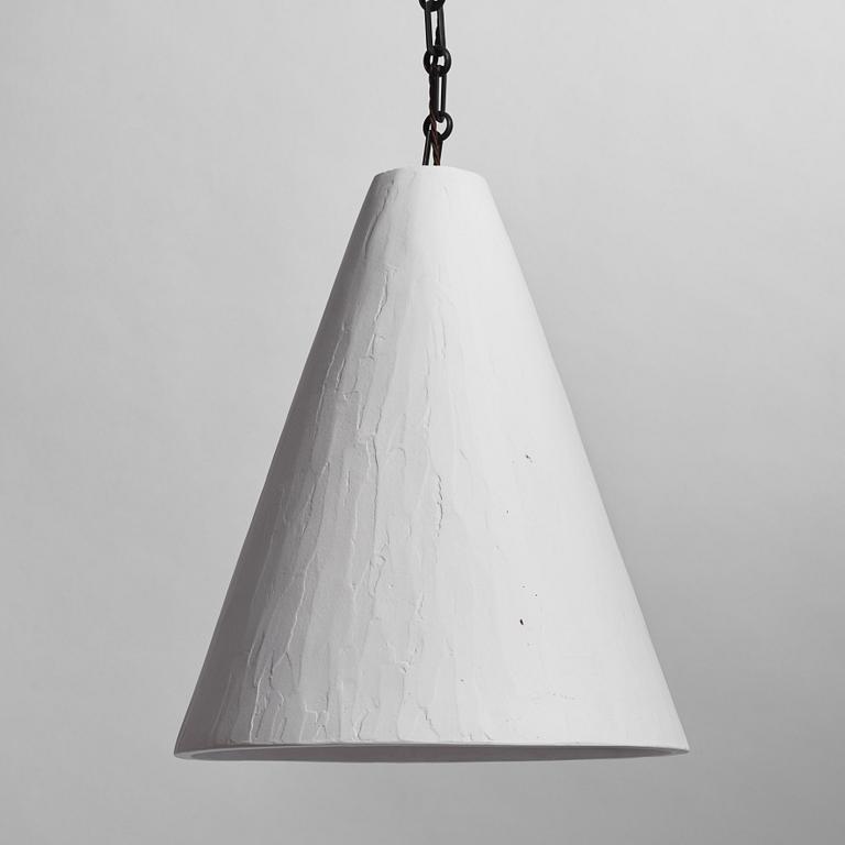 Rose Uniacke, taklampa, "Plaster Cone Hanging Light", Rose Uniacke, Storbritannien.