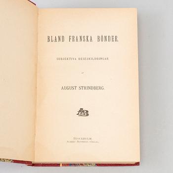 BOK, Dedikation av Strindberg.