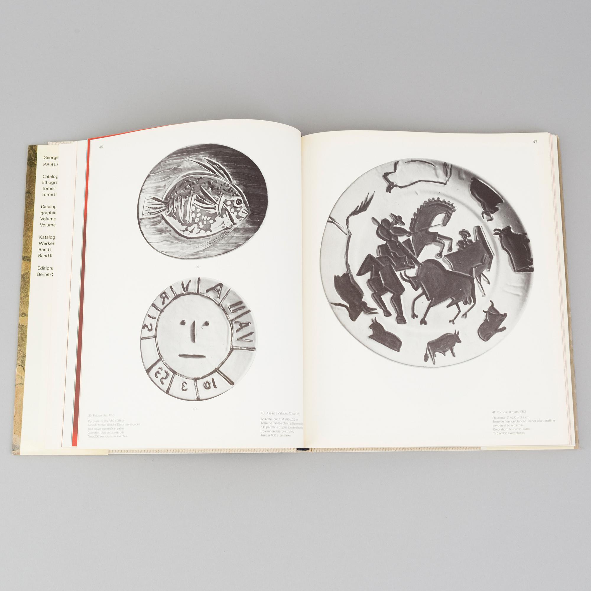 BOOK, "Picasso, Vol. III, Catalogue of the printed ceramics 1949 -1971." Georges Bloch.
