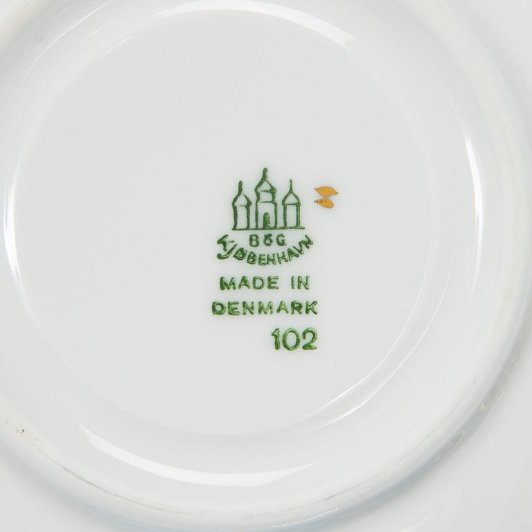 A 46-piece porcelain 'Måsen' tea and coffee service, Bing & Grøndahl, Denmark.