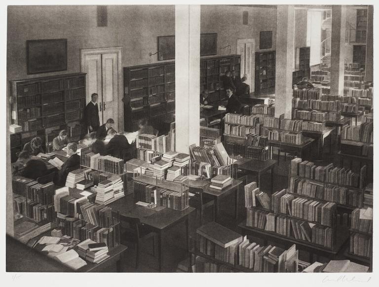 Gunnel Wåhlstrand, "Biblioteket".