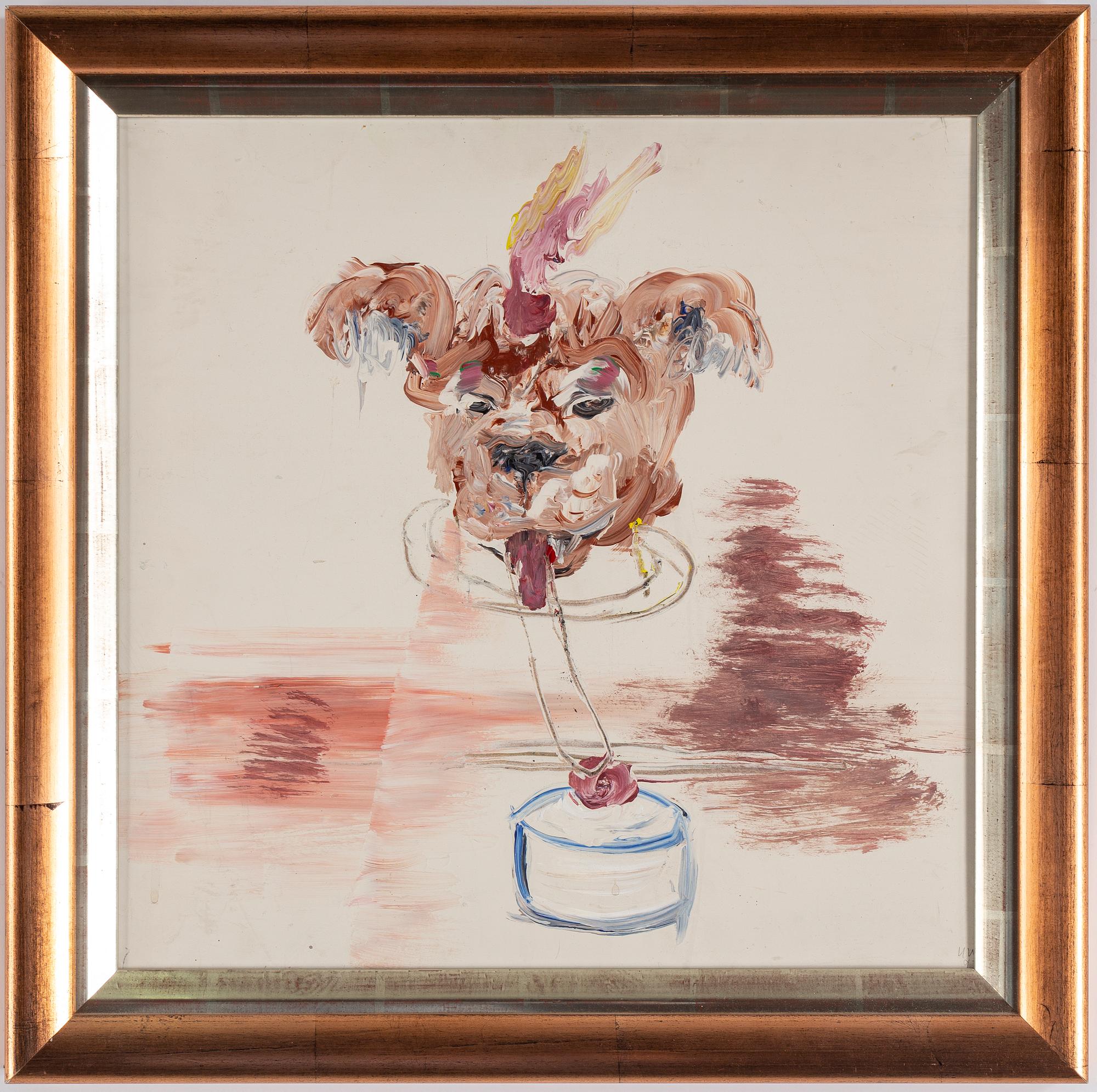 KARIN WIKSTRÖM, olja på pannå, signerad och daterad 95.