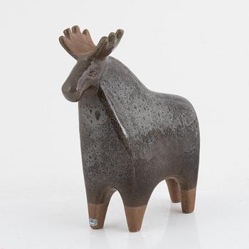 Lisa Larson, sculpture, stoneware, "Moose" from the "Large Zoo" series, Gustavsberg.