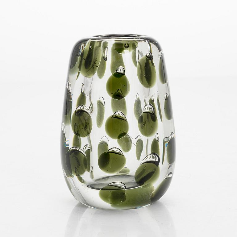 Saara Hopea, a 'Panther' vase, signed S. Hopea Nuutajärvi Notsjö -55.
