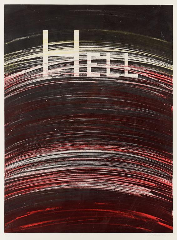 Ed Ruscha, "HEAVEN and HELL".