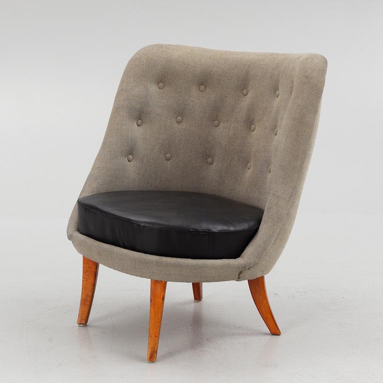 A Swedish Modern lounge chair, mid 20th century.