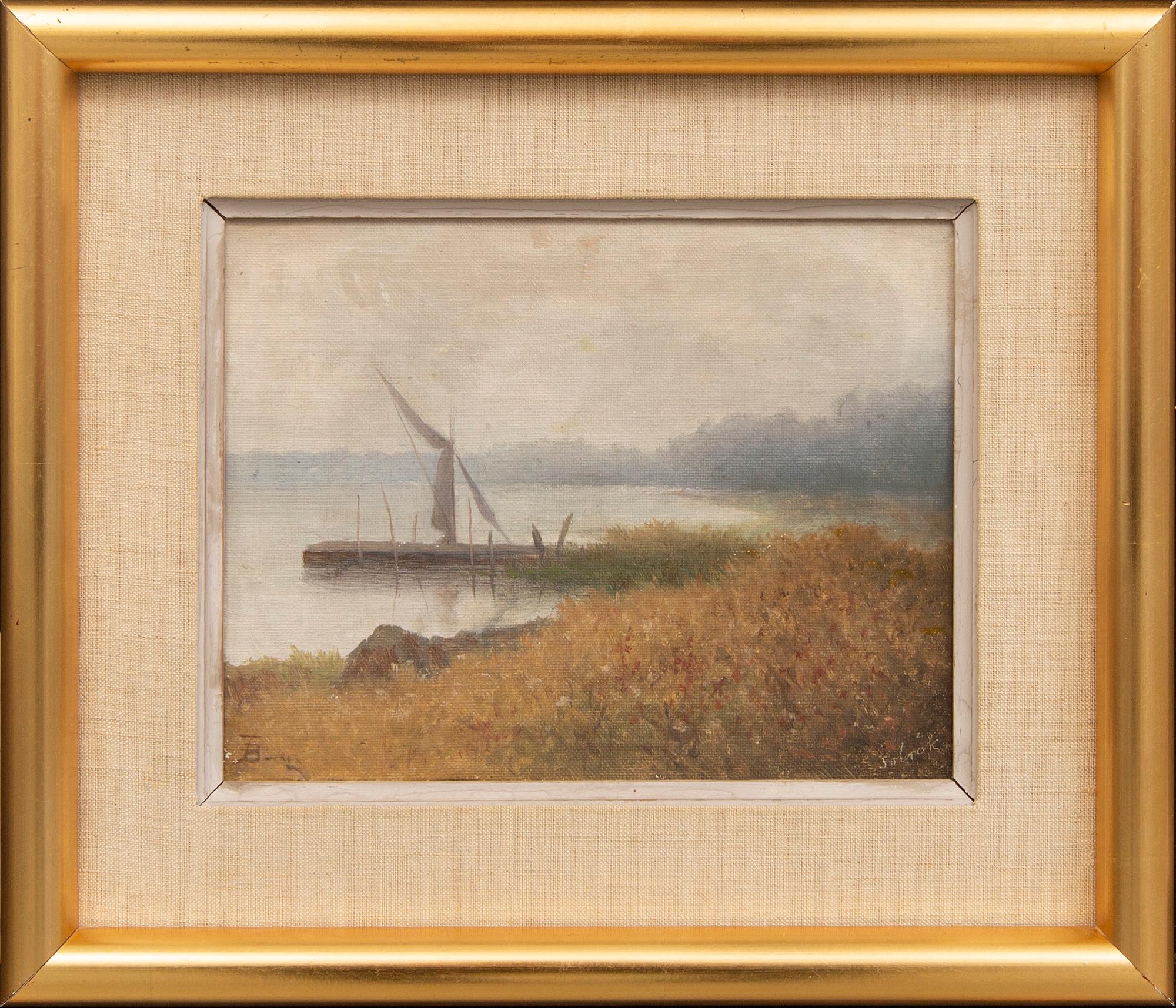 Theodor Billing, oil on canvas, signed.