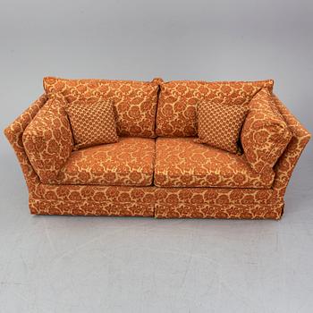 A contemporary sofa bed.