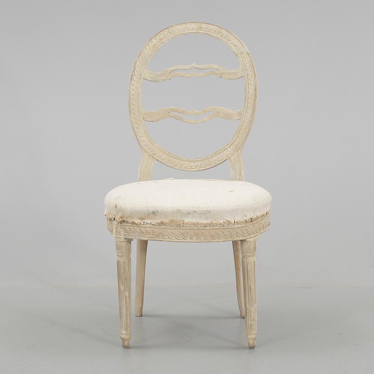 STOL, Gustaviansk, omkring 1800.
