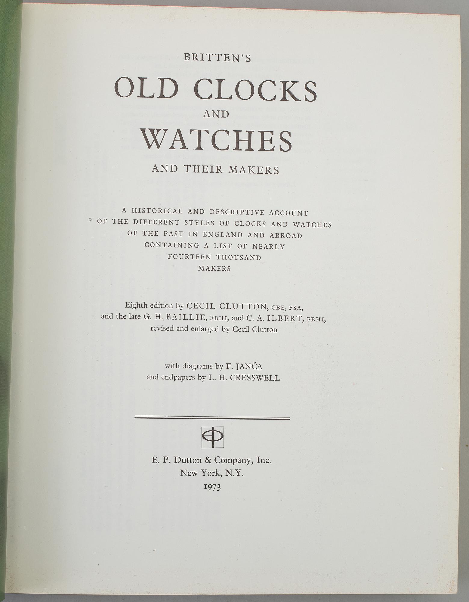 A set of 5 watch books.