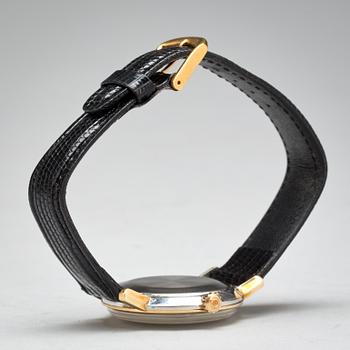 ARMBANDSUR, 14 k guld på stål, Omega Seamaster "De Ville". 1964.
