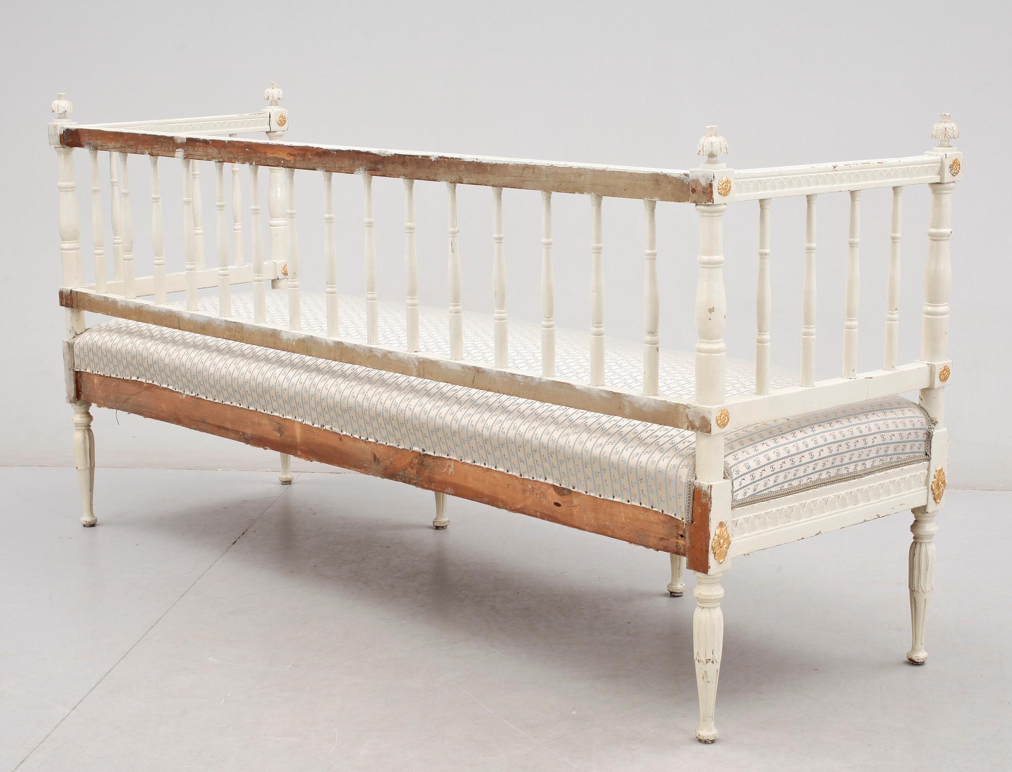 SOFFA, sengustaviansk, omkr 1800.