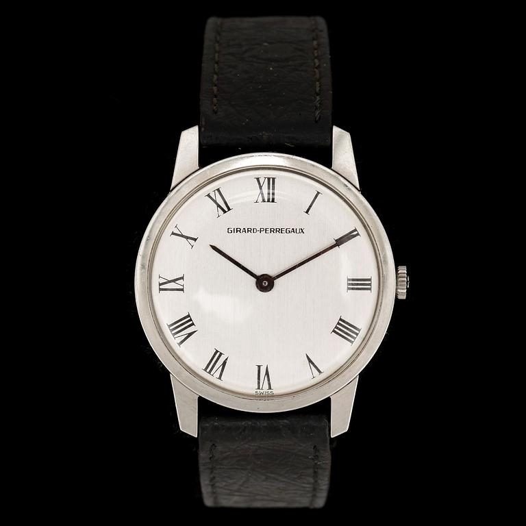 ARMBANDSUR, herr, Girard Perregaux, manuell, stål, 1960-tal.