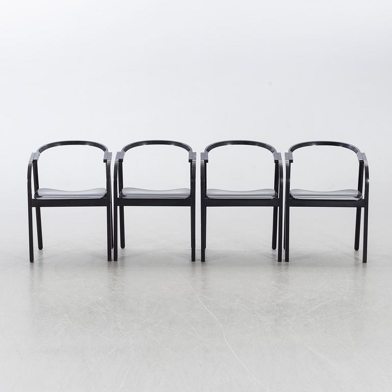 Four CHAIRS, second half of the 20th century.