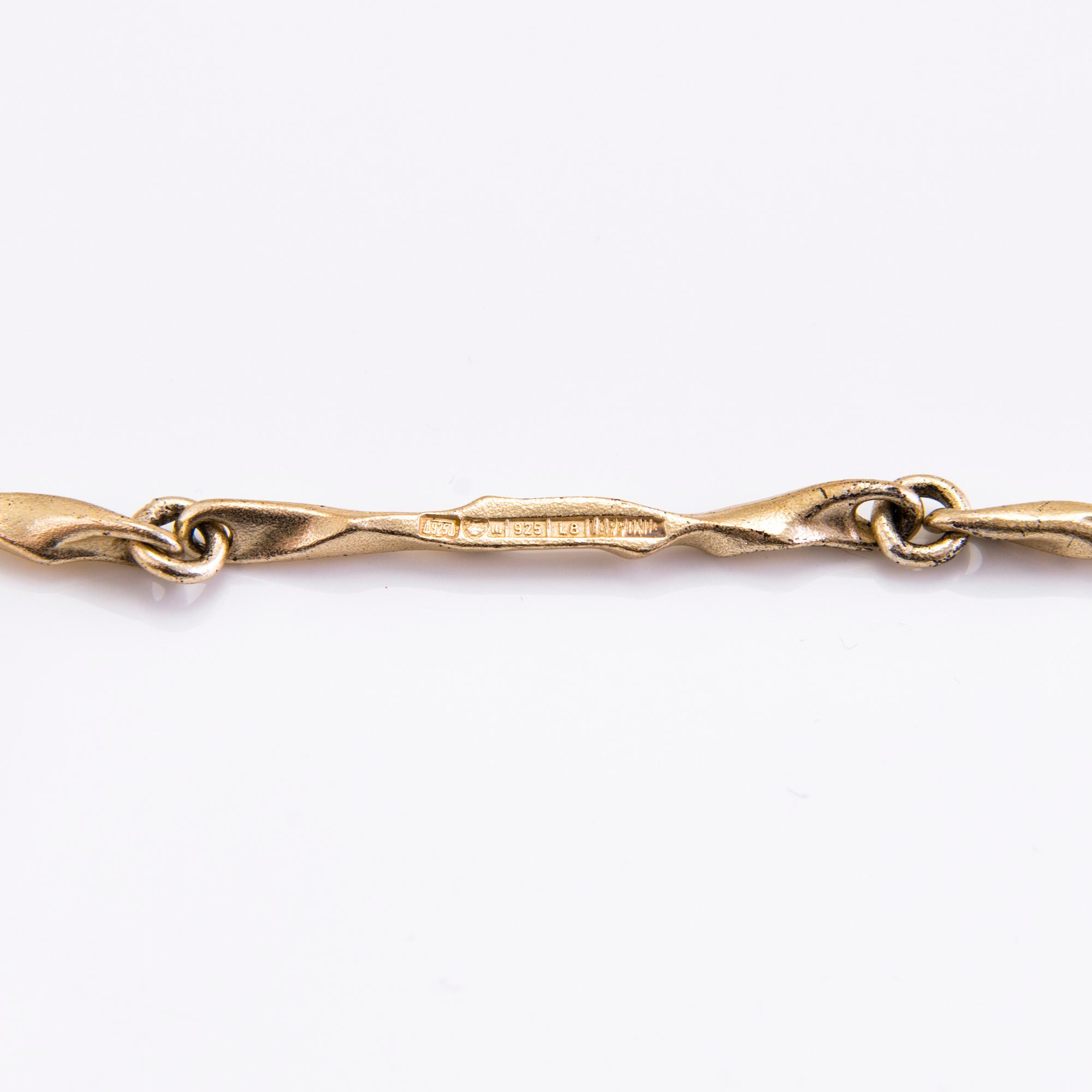 BJÖRN WECKSTRÖM, SORMUS, "Magmassa", KETJU ja KORVAKORUT, sterlinghopeaa, Lapponia, Helsinki 1971-88.