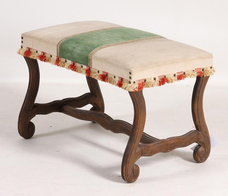 TABURETT, barockstil.