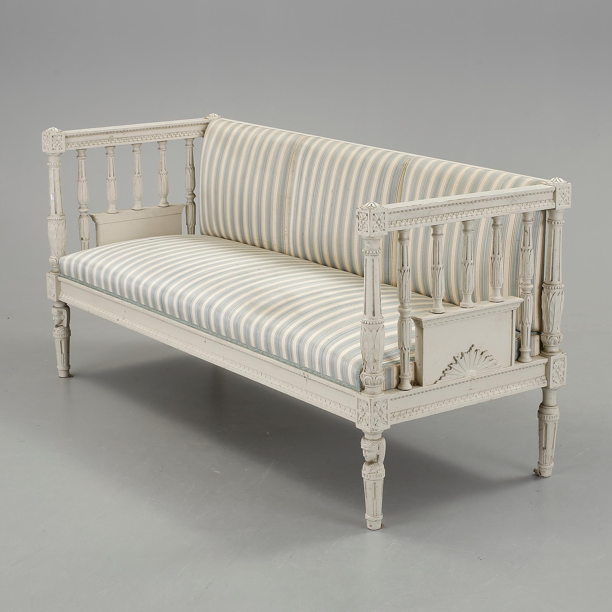 SOFFA, sengustaviansk stil, 1900-talets första kvartal.