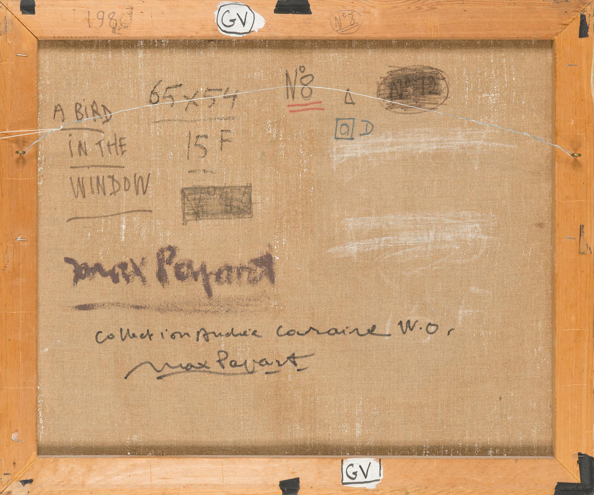 Max Papart, "A bird in the window".