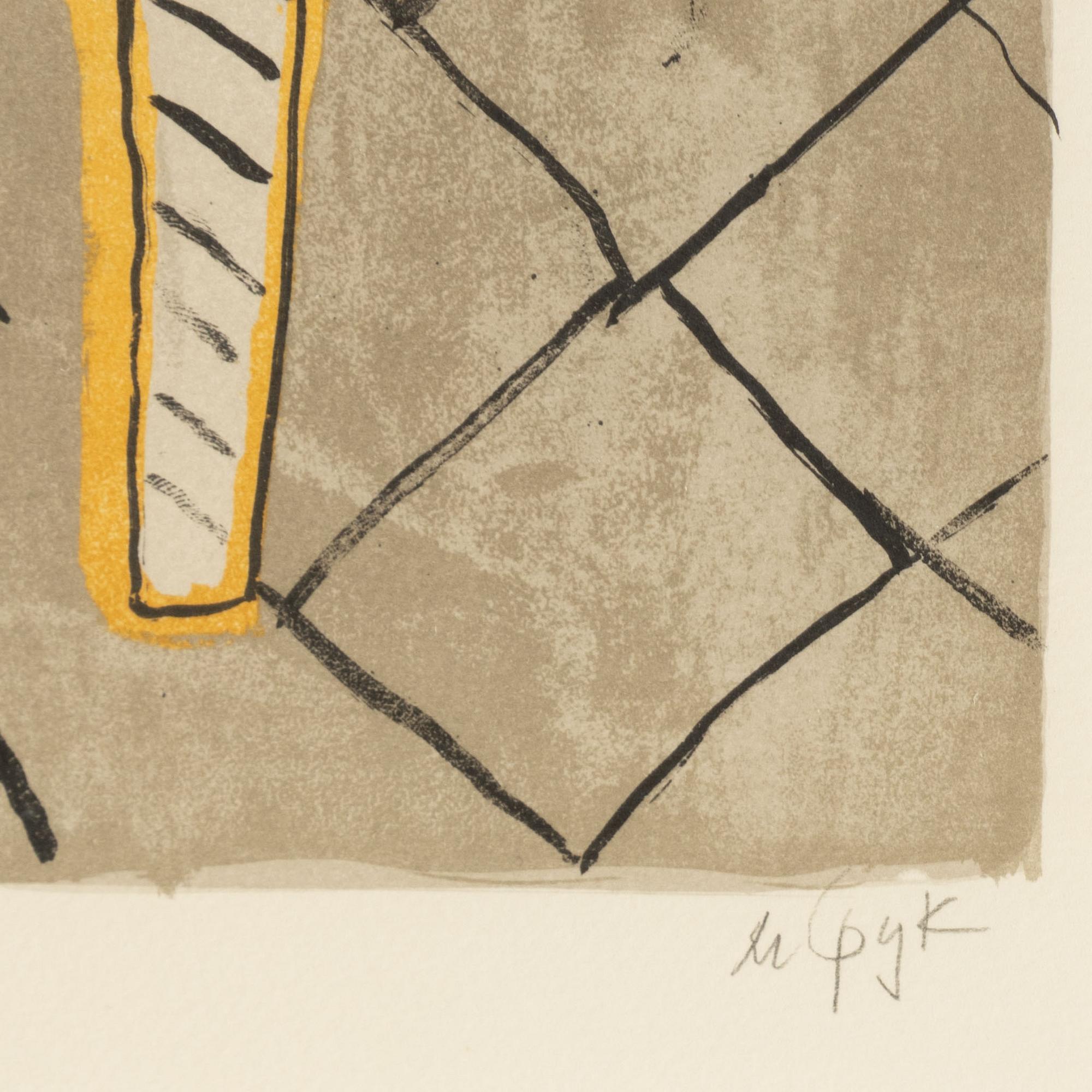 Madeleine Pyk, lithograph in colours, signed 1978/5000.