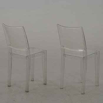 A PAIR OF CHAIRS "LA MARIE" PHILIPPE STRACK ITALY.