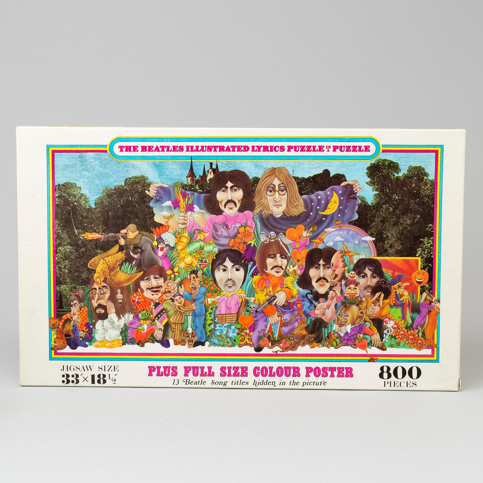 "The Beatles Illustrated Lyrics Puzzle", 1970.