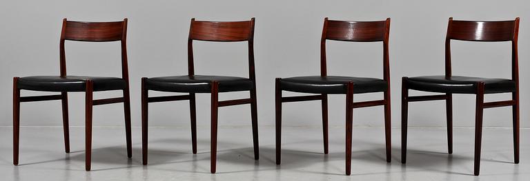 MATGRUPP, 9 delar, Arne Vodder, Sibast Furniture, 1950/60-tal.