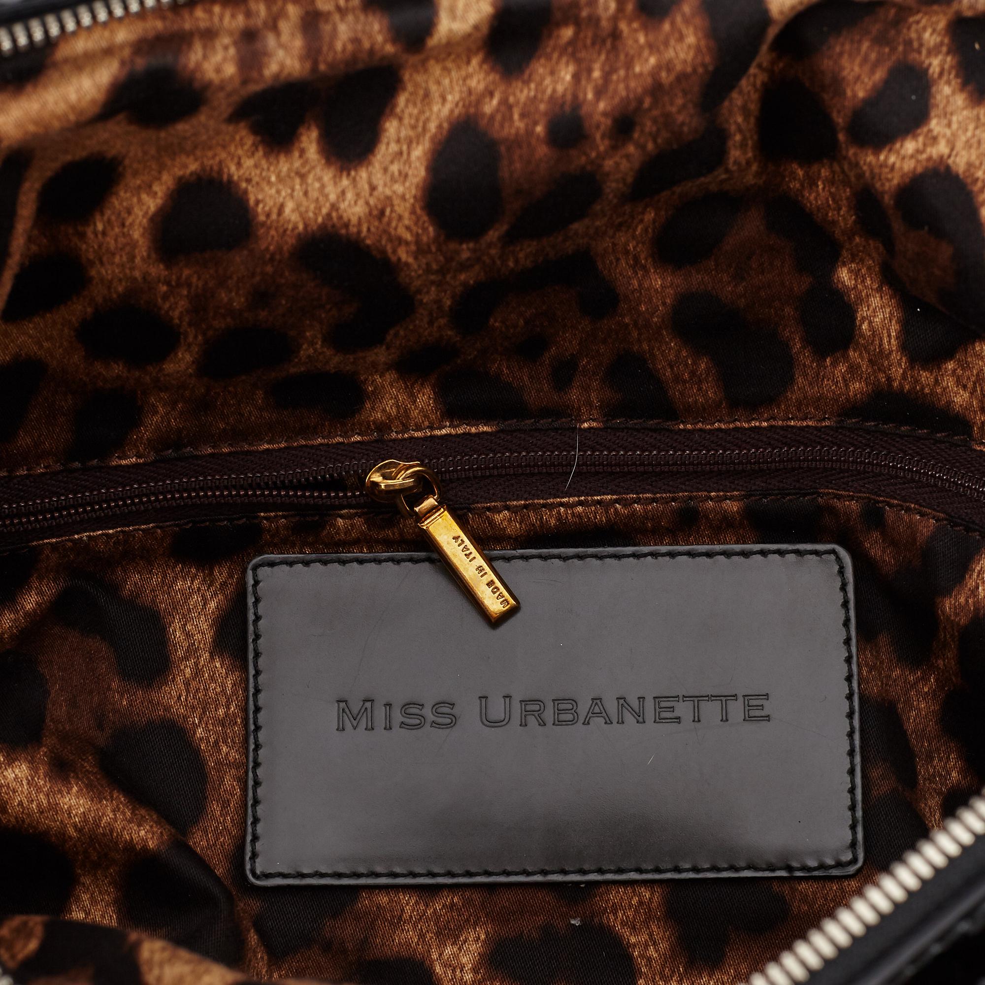 DOLCE & GABBANA, a black leather bag.